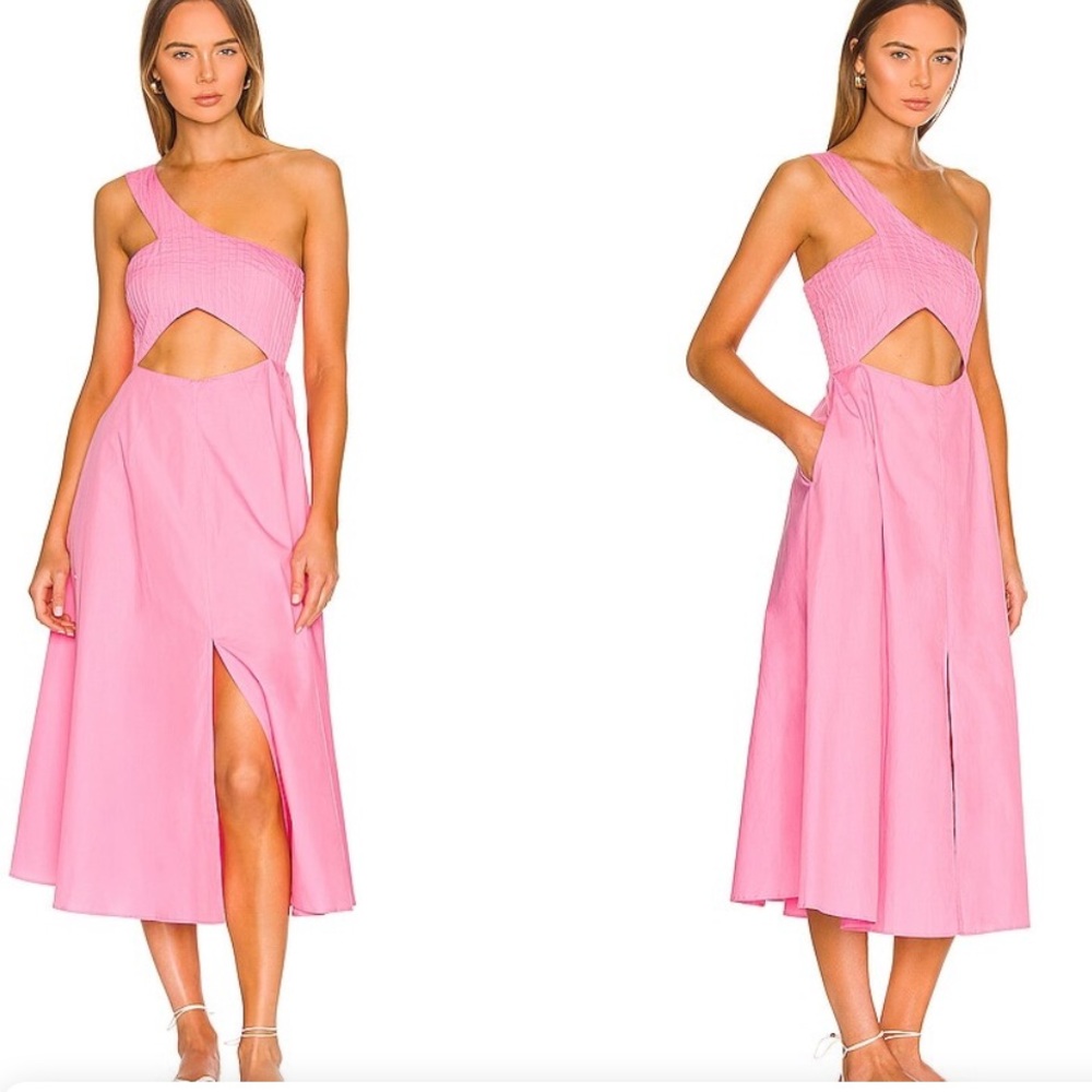 S/W/F Bubblegum Pink Cutout Dress Size Small